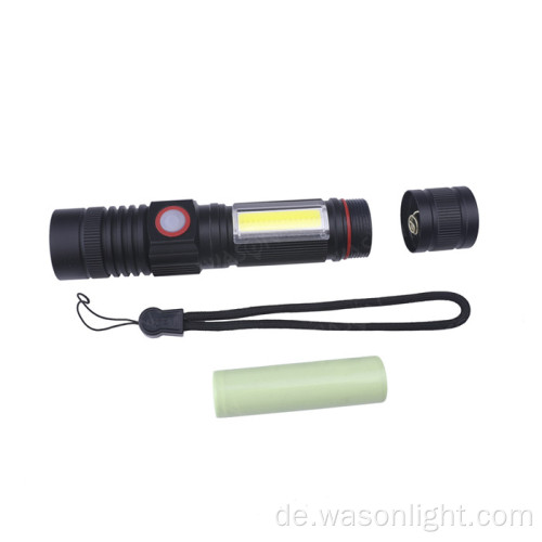 Guter Preis IP54 wasserdichtes Haupt 3W XPE+ Side Cob Utility Beste Taschenlampe in der Weltnacht -Jagd -Taschenlampe